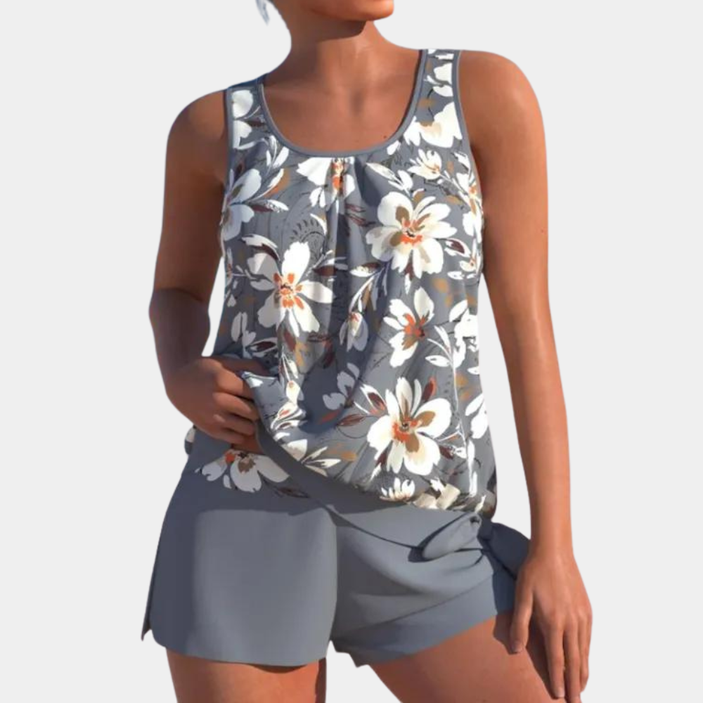 Alice | Ensemble Tankini Floral Élégant pour un Style Frais et Chic