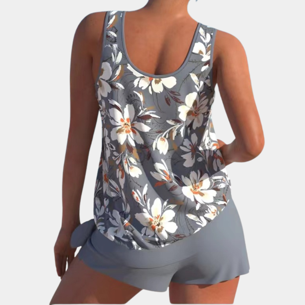 Alice | Ensemble Tankini Floral Élégant pour un Style Frais et Chic