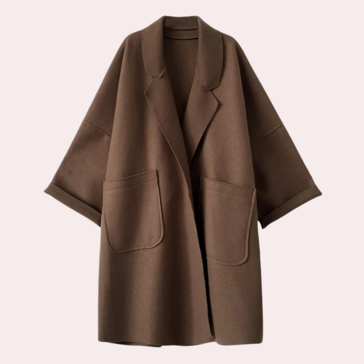 Cappotto lungo da donna oversize chic per un look di tendenza