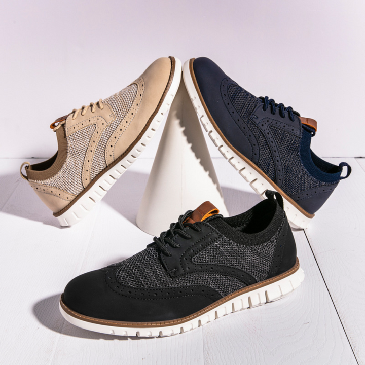 Scarpe da uomo moderne e traspiranti per un look chic
