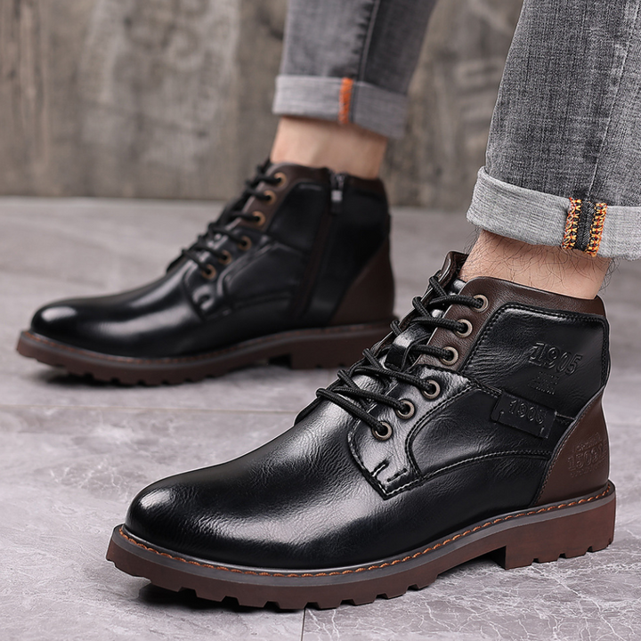 Isidore - Stivali stringati di lusso per l'uomo moderno