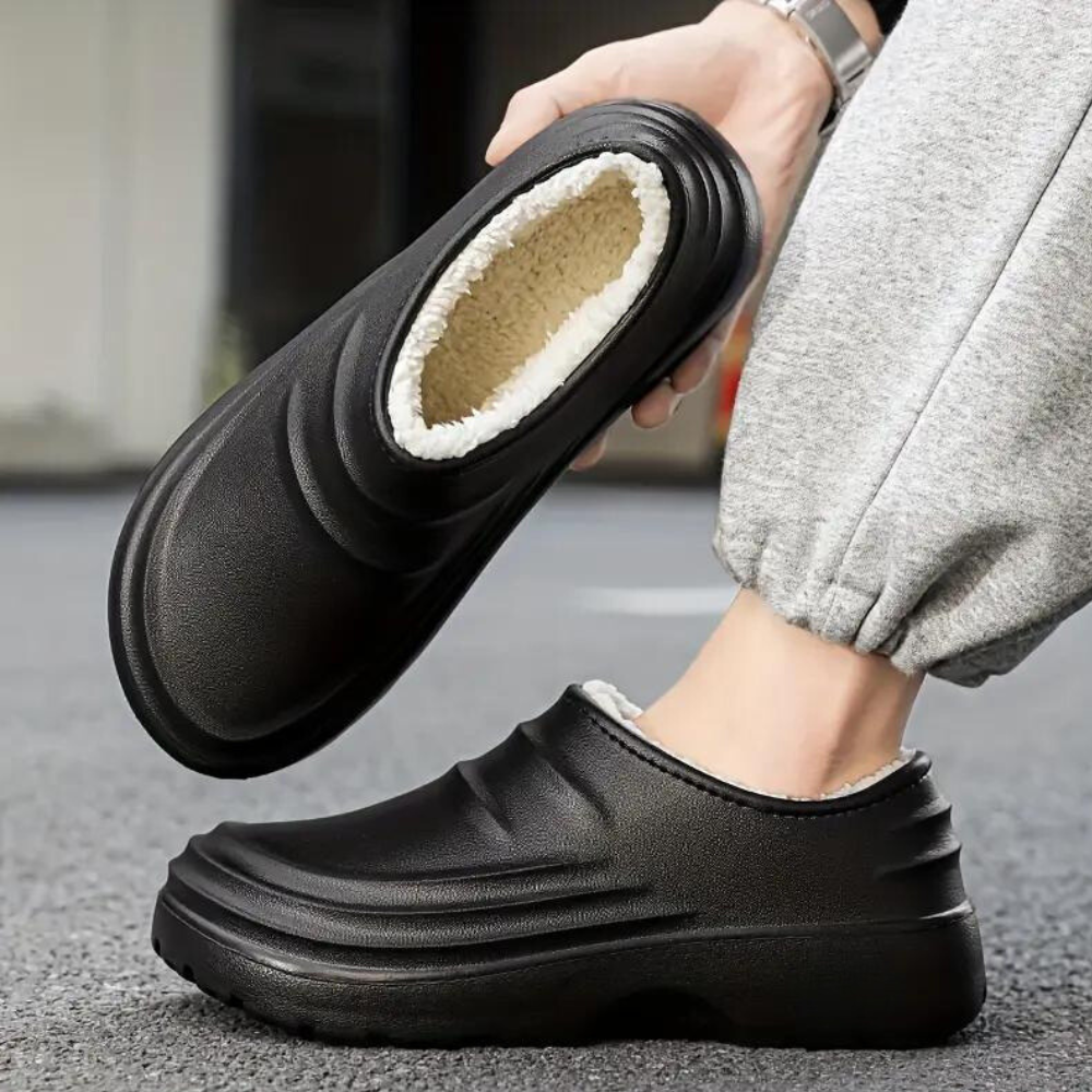 Derrick - Scarpe da uomo eleganti e calde per le fredde giornate invernali
