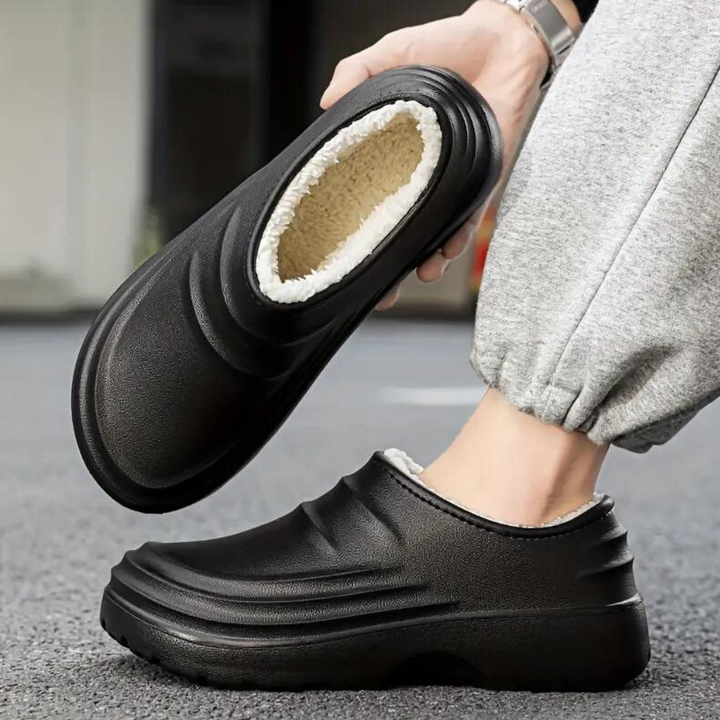 Derrick - Scarpe da uomo eleganti e calde per le fredde giornate invernali