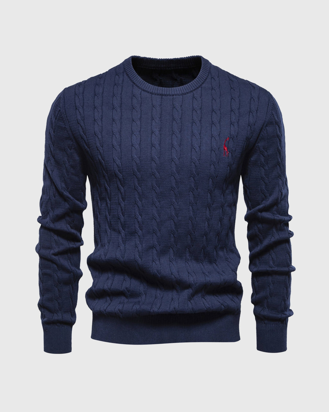 Elegante maglione da uomo in maglia di cotone - eleganza e comfort senza tempo