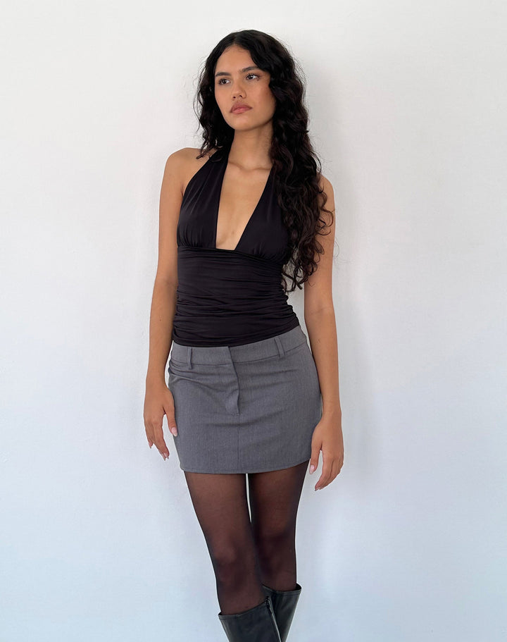 <div>Gaelle - Top raffinato con profondo scollo a V seducente</div>