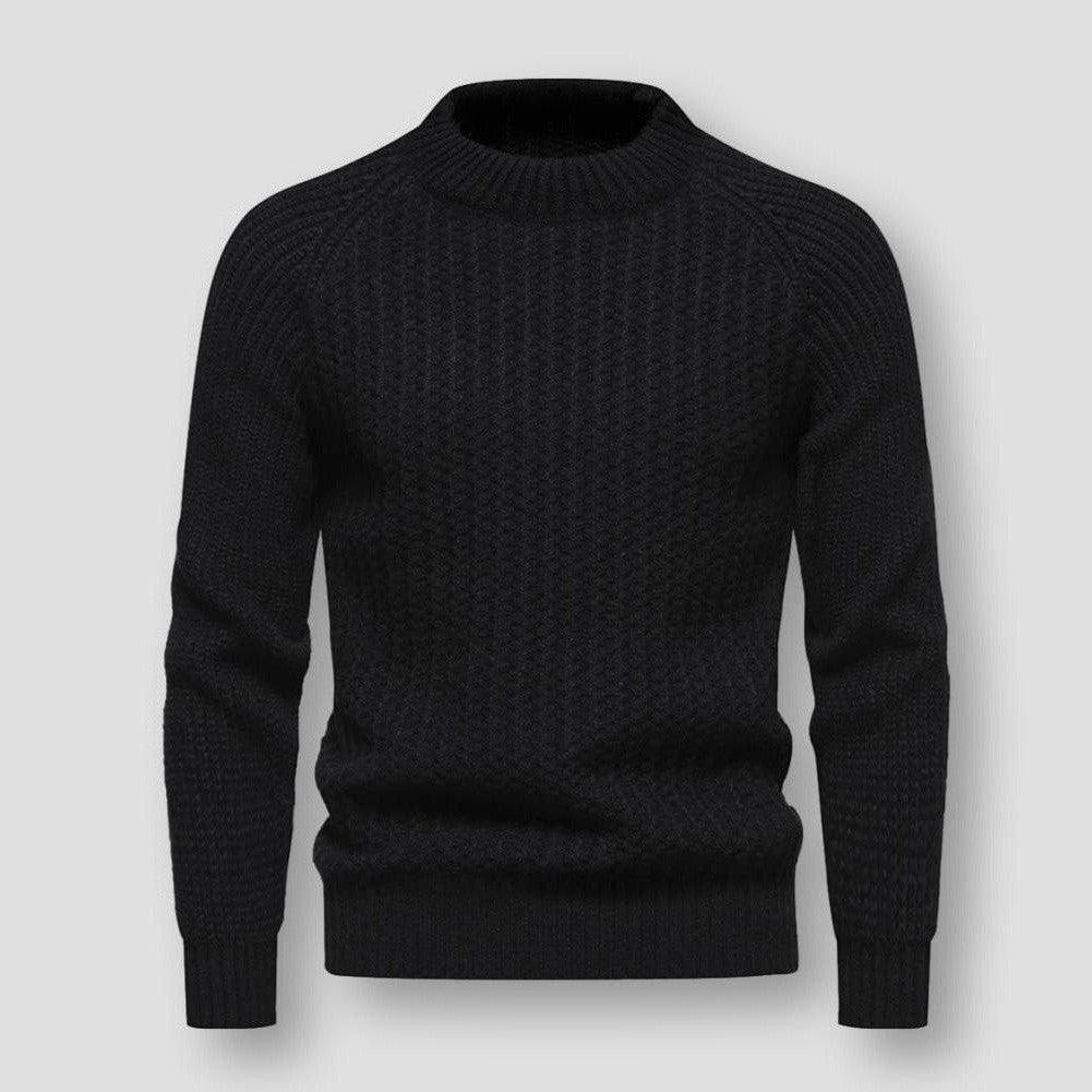 Esclusivo maglione da uomo in maglia waffle per uno stile eccezionale