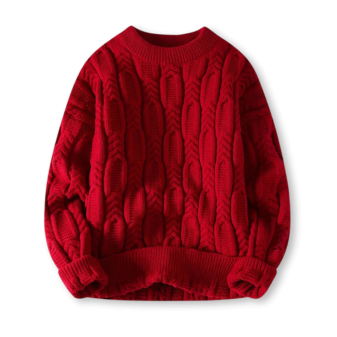 Elegante maglione da uomo in maglia - elegante, caldo e versatile per ogni occasione