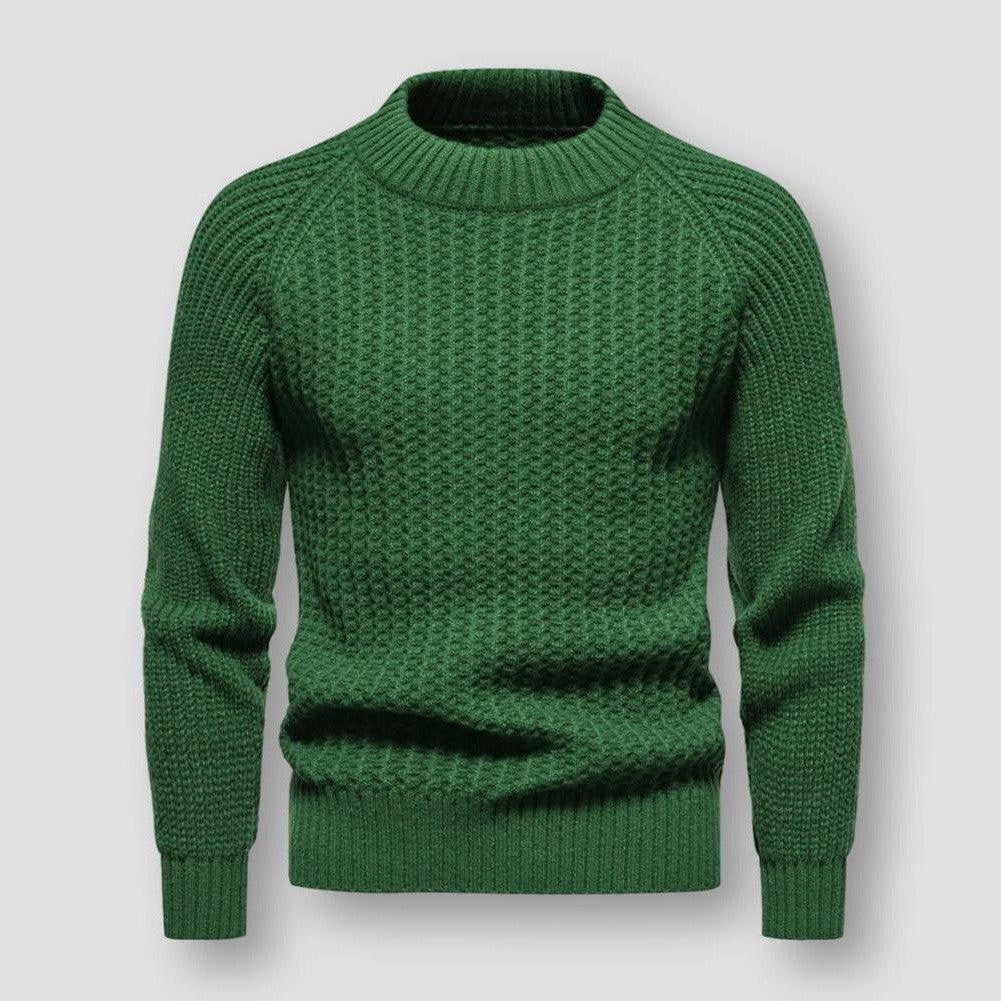 Esclusivo maglione da uomo in maglia waffle per uno stile eccezionale