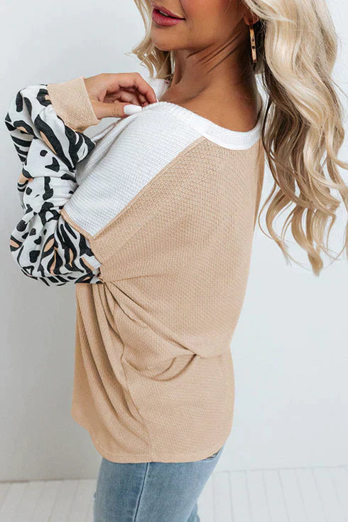<div>Helivara - Maglietta in maglia waffle casual e alla moda</div>