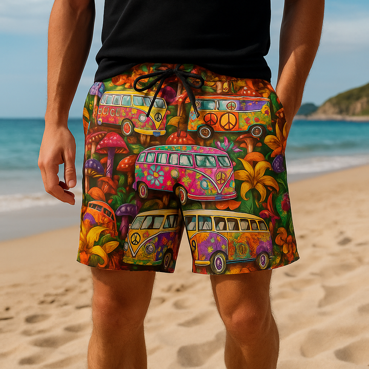 Pantaloncini da bagno Idris da uomo eleganti e confortevoli per l'estate