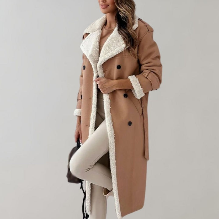 Elegante cappotto invernale lungo da donna di Cornelis