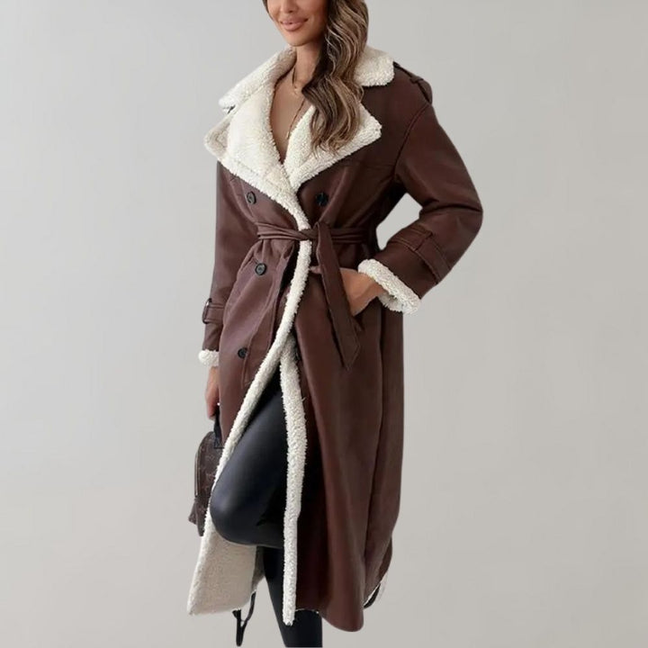 Elegante cappotto invernale lungo da donna di Cornelis
