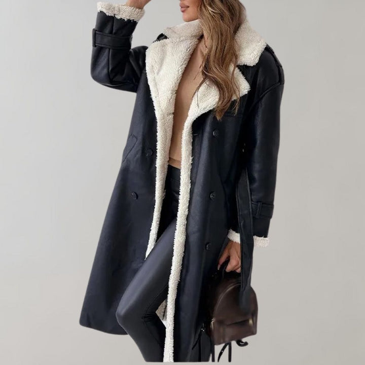 Elegante cappotto invernale lungo da donna di Cornelis