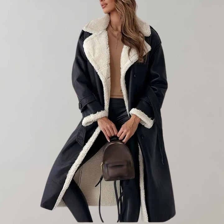Elegante cappotto invernale lungo da donna di Cornelis