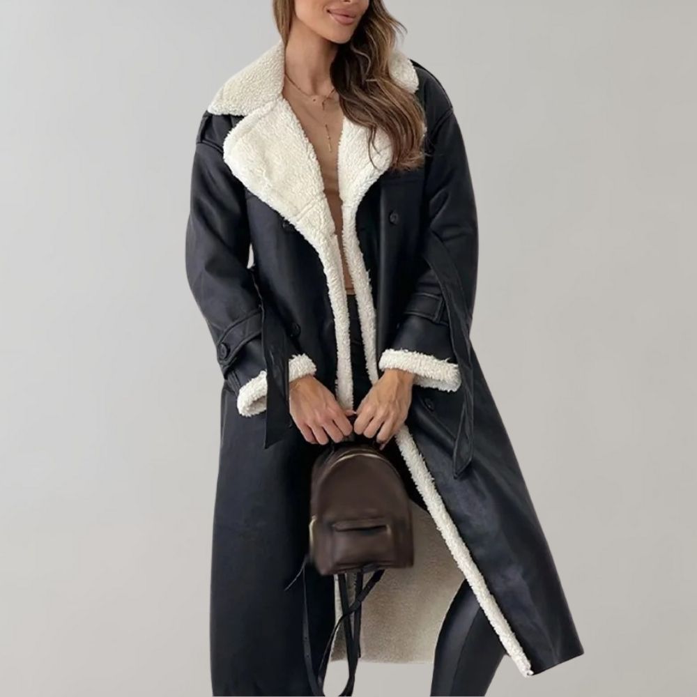 Elegante cappotto invernale lungo da donna di Cornelis