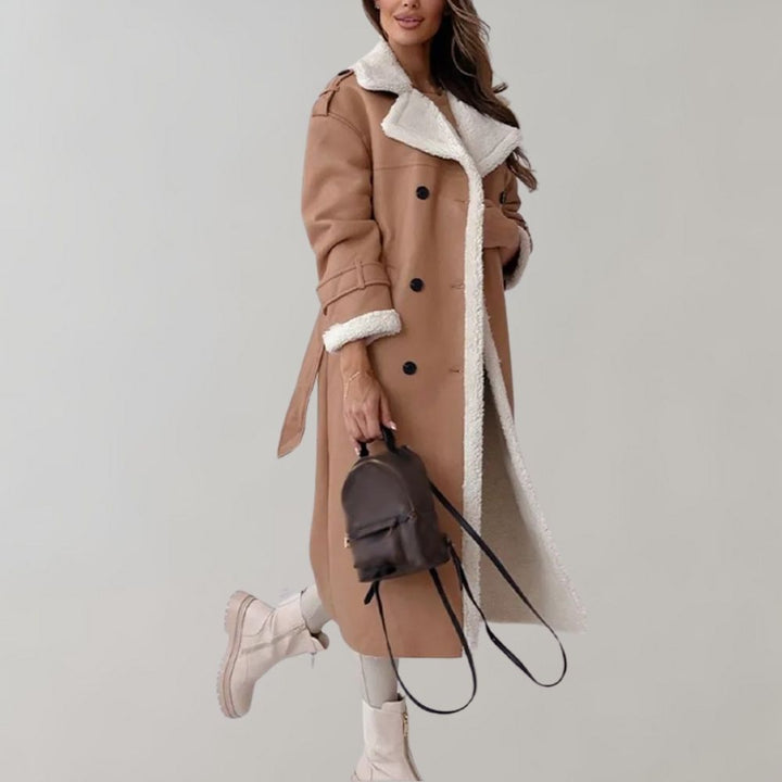 Elegante cappotto invernale lungo da donna di Cornelis