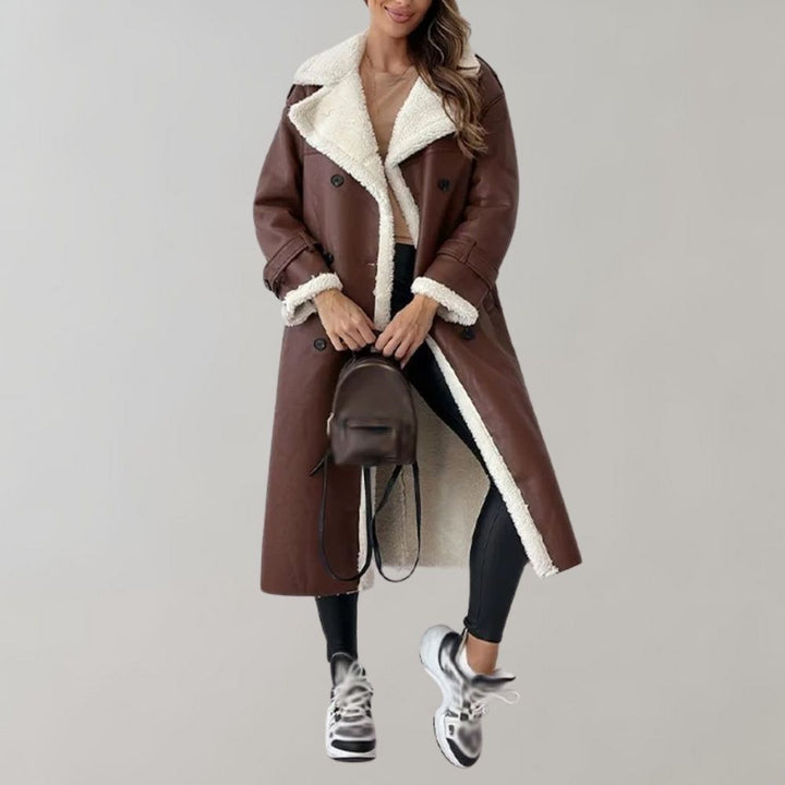 Elegante cappotto invernale lungo da donna di Cornelis