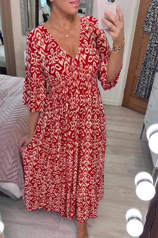 Vestito floreale bohemien chic di Solenne