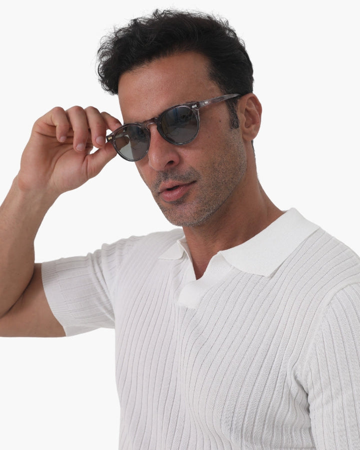 Occhiali da sole polarizzati da uomo alla moda per una visione chiara e confortevole