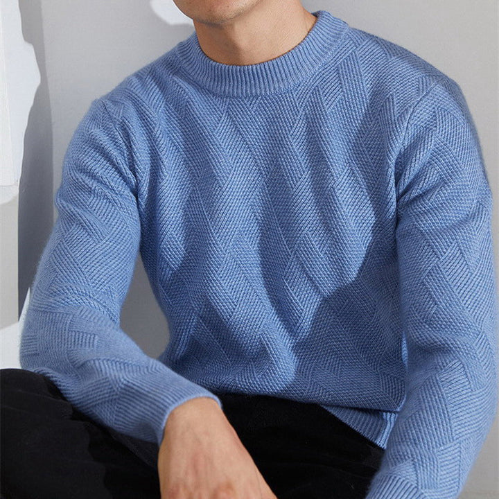 Elegante maglione da uomo in cashmere disponibile in una varietà di colori - perfetto per ogni occasione