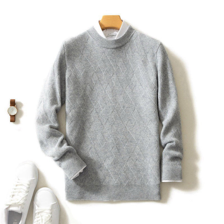 Elegante maglione da uomo in cashmere disponibile in una varietà di colori - perfetto per ogni occasione