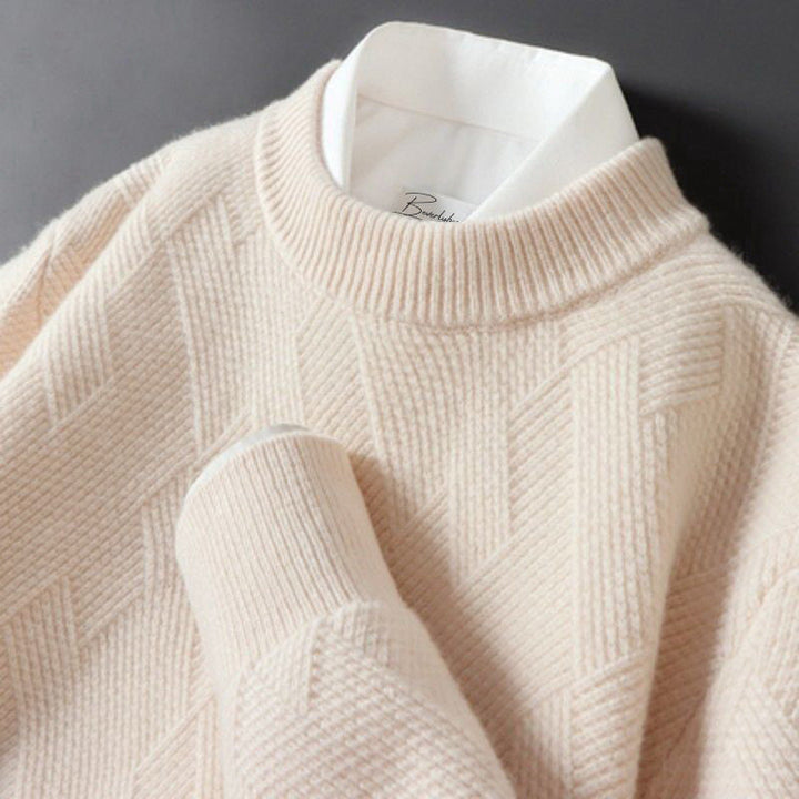 Elegante maglione da uomo in cashmere disponibile in una varietà di colori - perfetto per ogni occasione