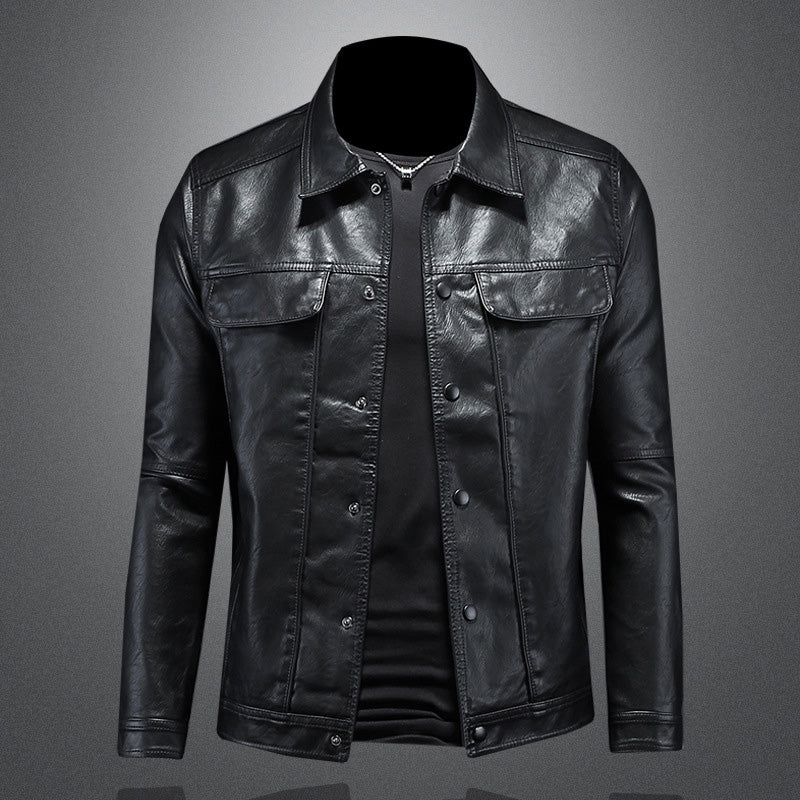 Esclusiva giacca biker premium da uomo: un look elegante e casual per gli amanti del rock