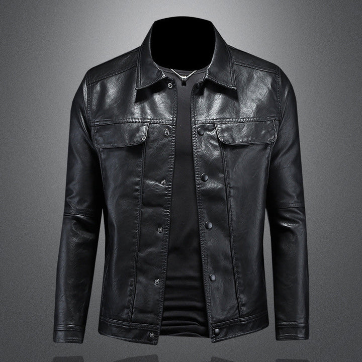 Esclusiva giacca biker premium da uomo: un look elegante e casual per gli amanti del rock