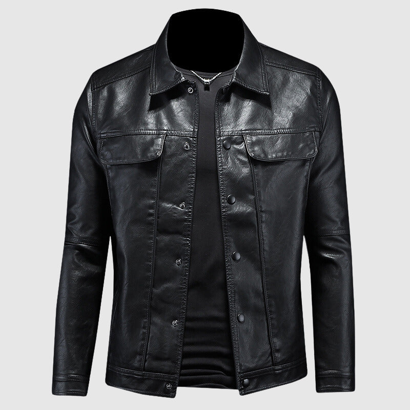 Esclusiva giacca biker premium da uomo: un look elegante e casual per gli amanti del rock