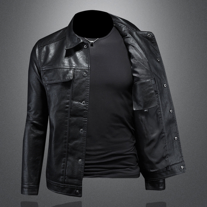 Esclusiva giacca biker premium da uomo: un look elegante e casual per gli amanti del rock