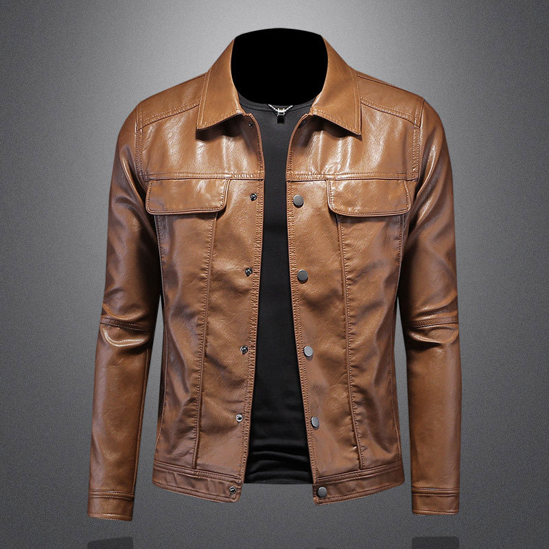 Esclusiva giacca biker premium da uomo: un look elegante e casual per gli amanti del rock