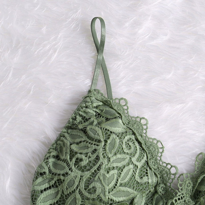 Galia - Verleidelijk Kant Bralette Crop Top voor een Speelse Look