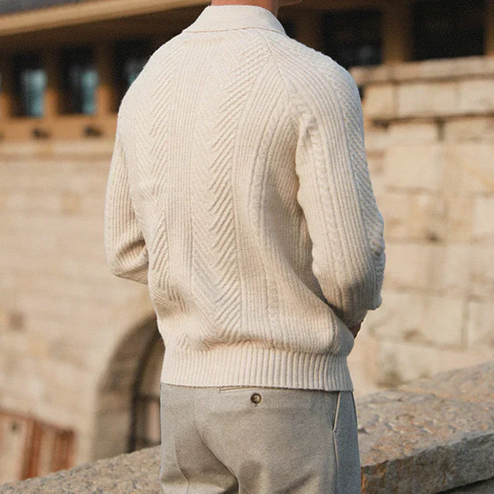 Elegante e confortevole maglione invernale da uomo con vestibilità rilassata per il massimo calore e comfort