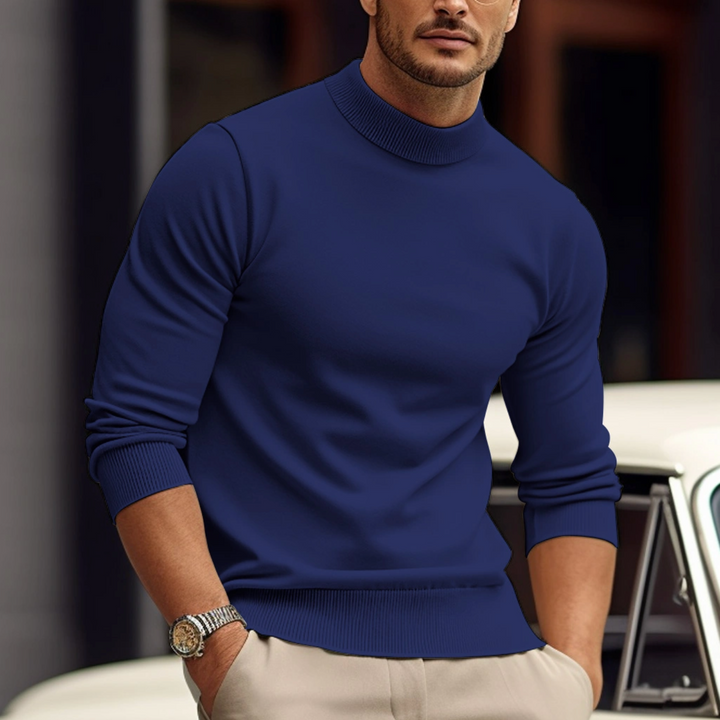 Elegante maglione da uomo in morbido e accogliente cotone - eleganza e comfort per tutti i giorni