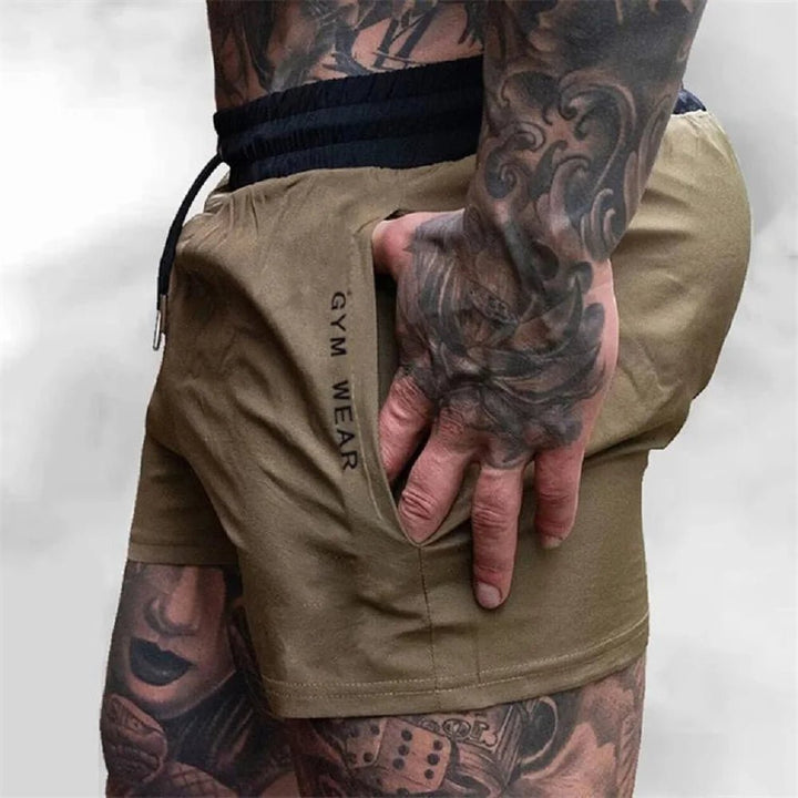 Pantaloncini da fitness da uomo comodi e alla moda per gli allenamenti più intensi