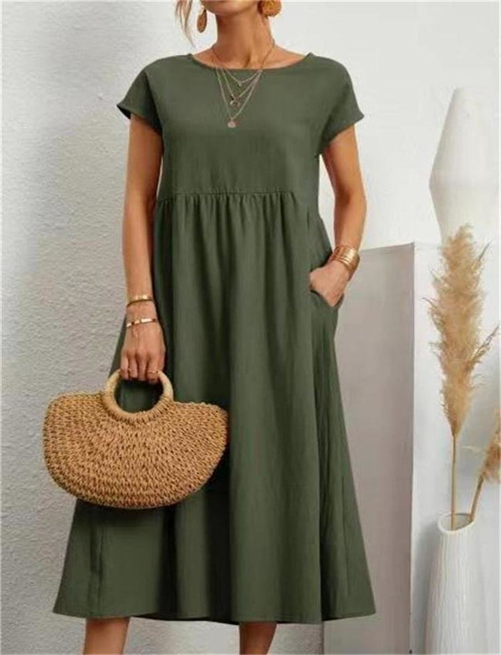 <html><body>Elara - Abito Estivo Elegante con Taglio Libero di Lusso</body></html>
