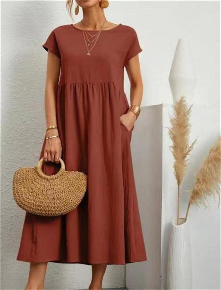 <html><body>Elara - Abito Estivo Elegante con Taglio Libero di Lusso</body></html>