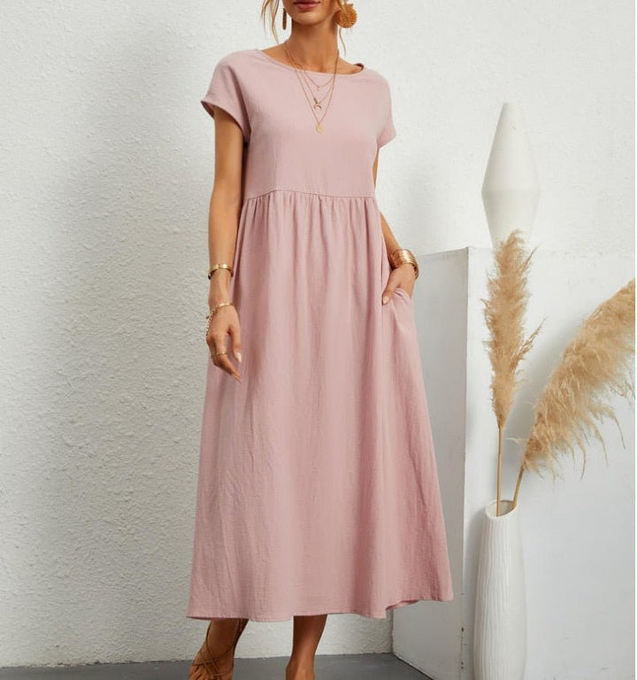 <html><body>Elara - Abito Estivo Elegante con Taglio Libero di Lusso</body></html>