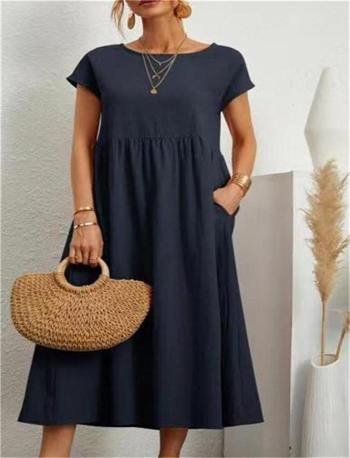 <html><body>Elara - Abito Estivo Elegante con Taglio Libero di Lusso</body></html>