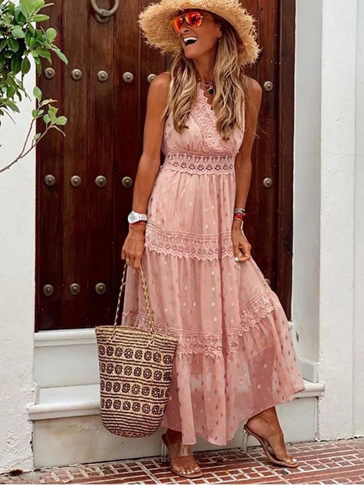Maxi abito elegante da donna - ideale per le occasioni speciali
