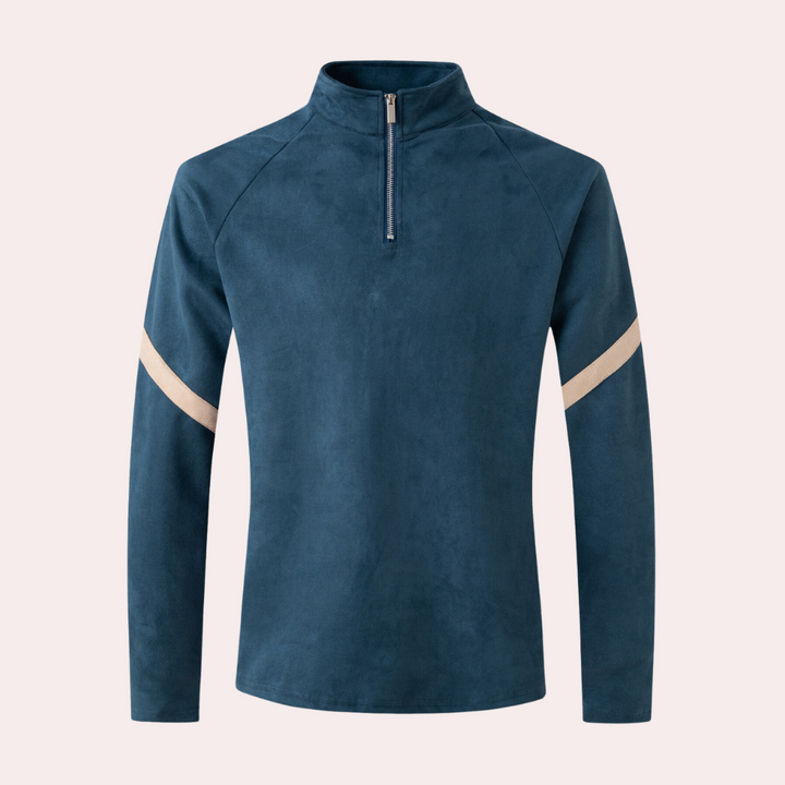 Elegante maglione da uomo in lussuoso misto lana, classico ed elegante per ogni occasione.