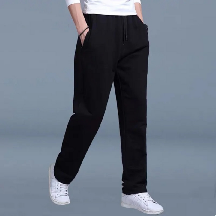 Comodi pantaloni da corsa da uomo in morbido cotone con elastico in vita per una perfetta vestibilità