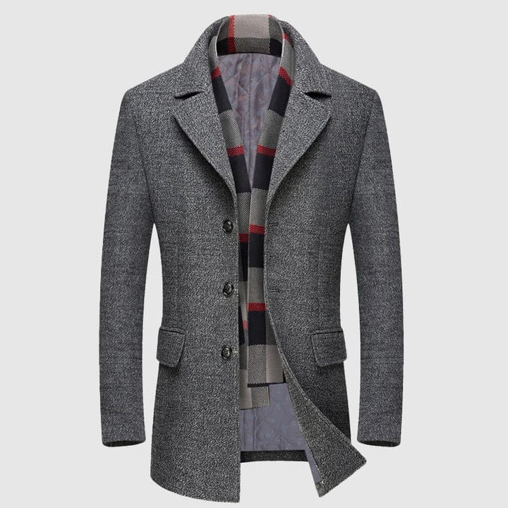 Clovis - Manteau en laine élégant et raffiné