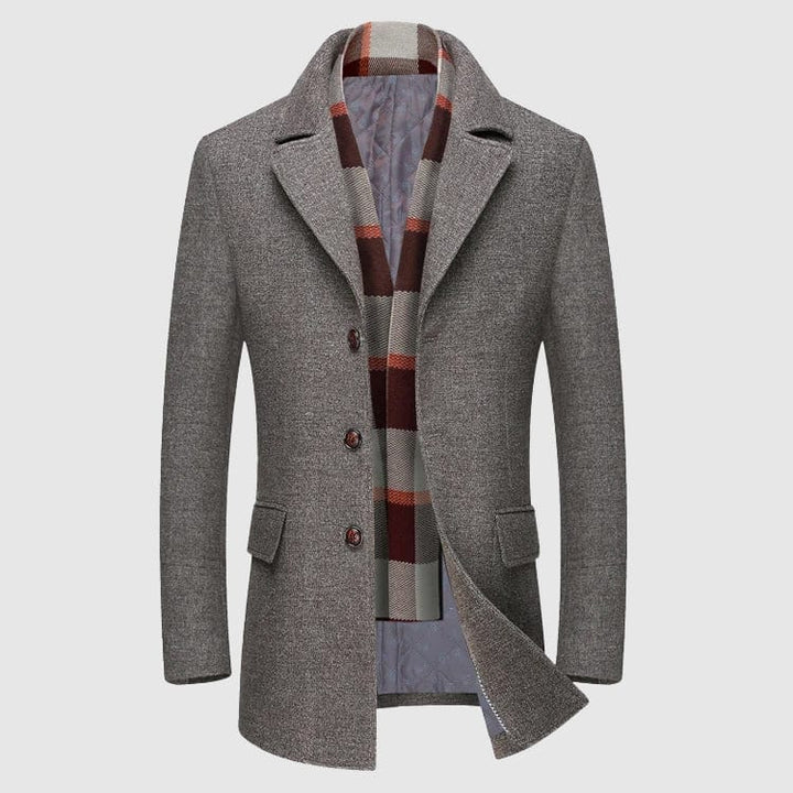 Clovis - Manteau en laine élégant et raffiné