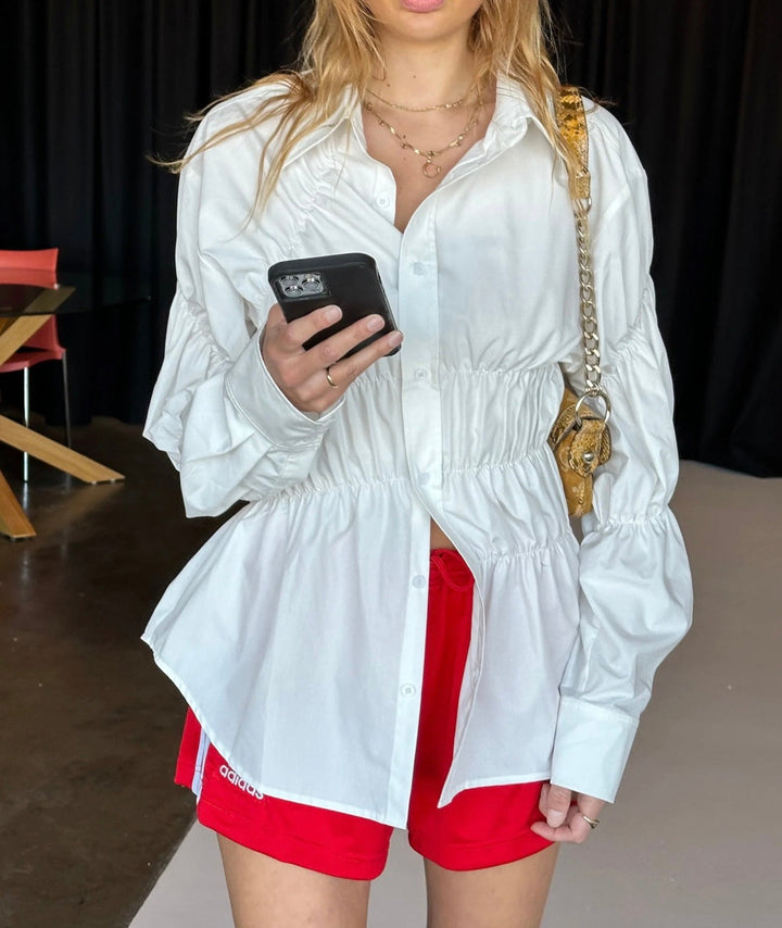Gersiya - Stylish Gathered Blouse for a Chic Look