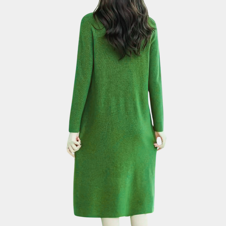 Zariah | Abito Midi In Maglia Elegante per un Look Raffinato