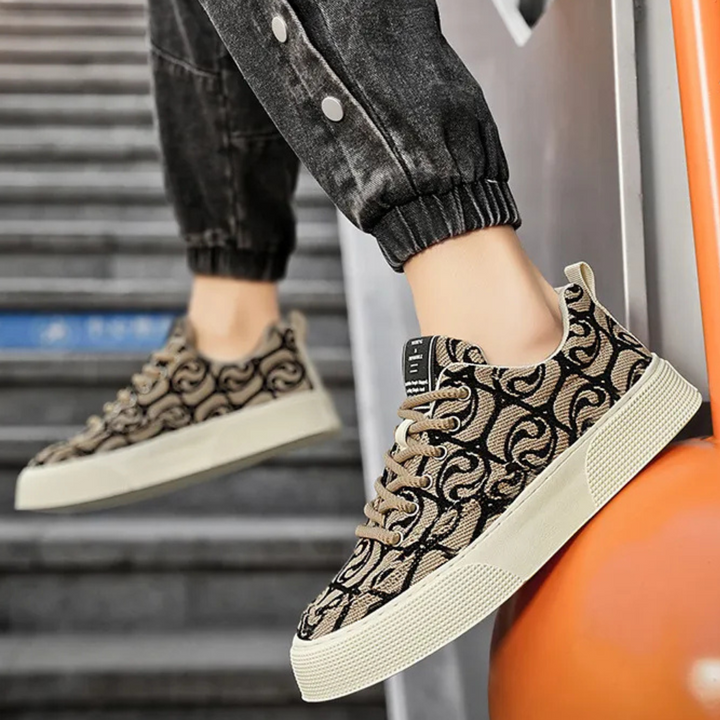 Haris - Eleganti scarpe da ginnastica in tela per donna e uomo
