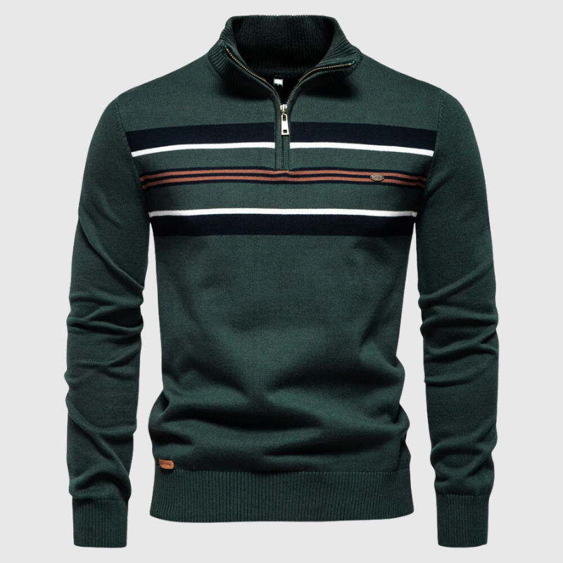 Moderna maglia da uomo con zip: una scelta elegante e di classe