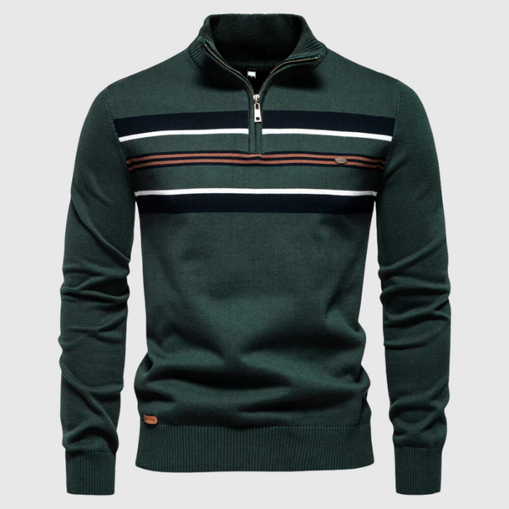 Moderna maglia da uomo con zip: una scelta elegante e di classe