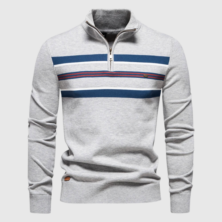 Moderna maglia da uomo con zip: una scelta elegante e di classe